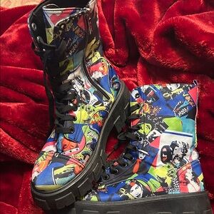 Cape Robbin Multicolor Graphic Women Boots